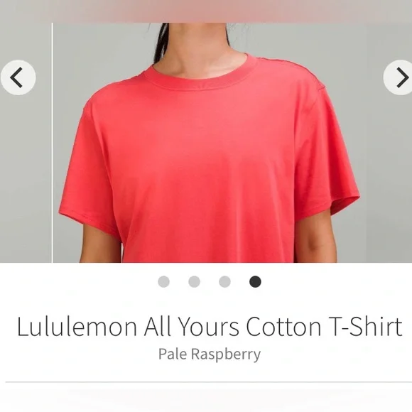 Lululemon All Yours Cotton T-Shirt BNWT - Picture 4 of 5